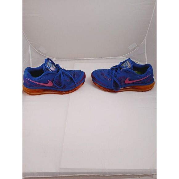 Nike‎ Air Max 2014 Blue Pink Running Shoes 621078-400 Women's - US Sz 7 - UK 4.5 - Picture 1 of 6